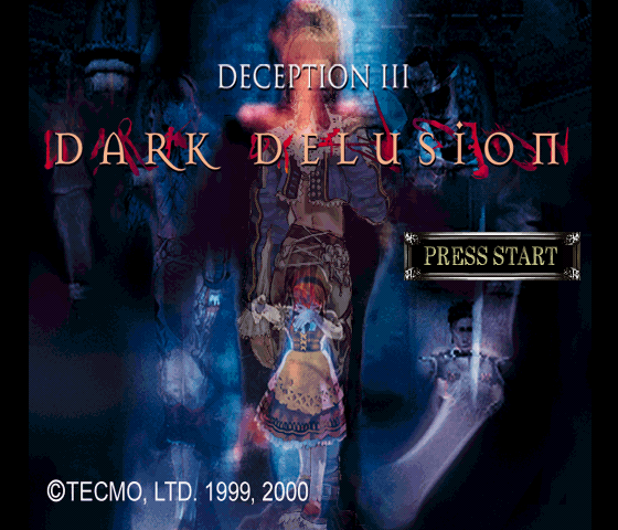 Deception III: Dark Delusion Title Screen